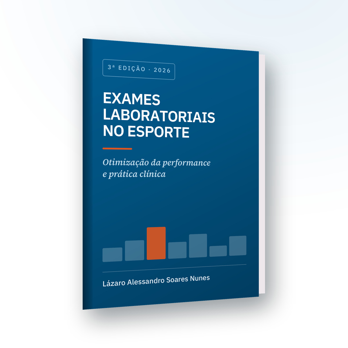 Capa do livro Exames Laboratoriais no Esporte, 3ª edição